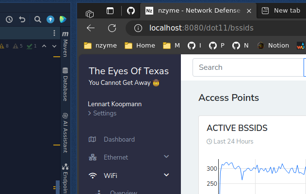 nzyme Screenshot