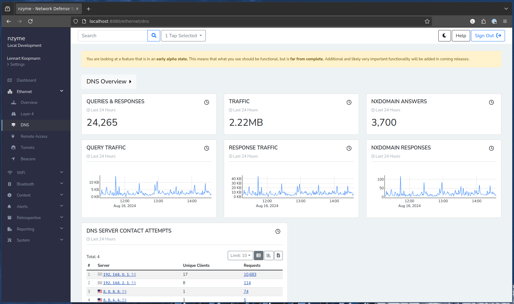 nzyme Screenshot