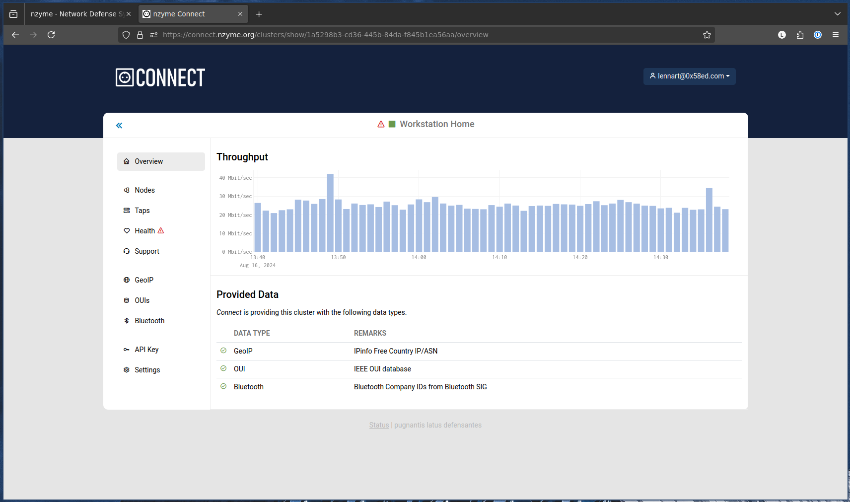 nzyme Screenshot